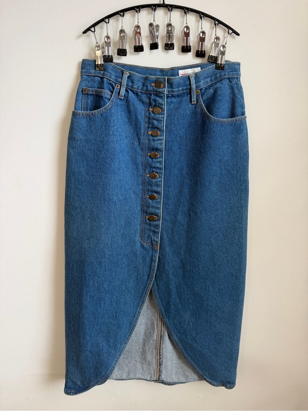 Midi Denim Skirt